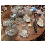 Glassware, Etc. on Table