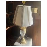 Lamp and Ottoman
