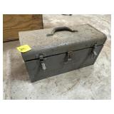 Metal Toolbox with Contents