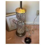 Lamp, Picture, Glass Figurines