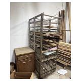 Rolling Metal Shelf