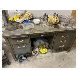 Metal Desk Five Drawer