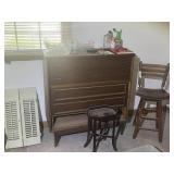Three Chairs, Shutter, Four Drawer Chest