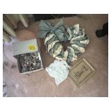Glass Bead Figurines, and Contents of Picture