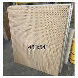 Several 48"  x 54" Pegboard