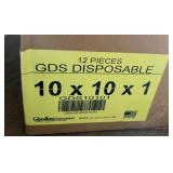 Case of 10 x 10 x1 Filters NIB
