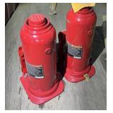 (2) 8 Ton Heavy Duty Bottle Jacks