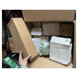 Box of Assorted HVAC Coils, TVX, Breakers,