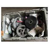 Tote Full of Assorted HVAC and Electrical Goodies