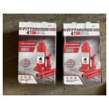 (2) Pittsburgh 4 Ton Bottle Jack Heavy Duty