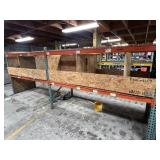 Dual Large Sturdy Metal Shelf Connected Together