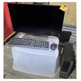 Dell, Computer, Monitor, Keyboard and Mouse.