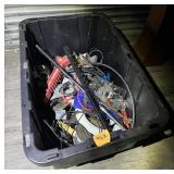 Bin of Assorted Metal