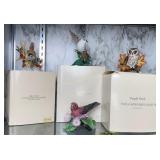 4 Lenox Bird Figurines. The Lenox Garden Bird