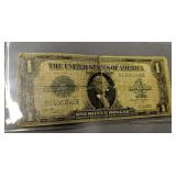 Large $1 Blue Seal Us Bill Series Of 1923