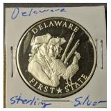 Delaware Sterling Silver Caesar Rodney Rides For