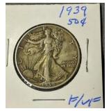 1939 Walking Liberty Half Dollar 1939 Walking Liberty Half Dollar