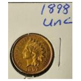 1898 Uncirculated Indian Head Penny 1898 Uncirculated Indian Head Penny