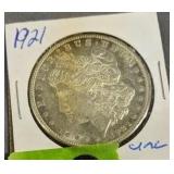 1921 Morgan Dollar Uncirculated 1921 Morgan Dollar Uncirculated