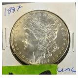 1887 Uncirculated Morgan Dollar