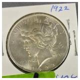 1922 Peace Dollar Uncirculated