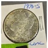 1878-s Uncirculated Morgan Dollar 1878-s Uncirculated Morgan Dollar