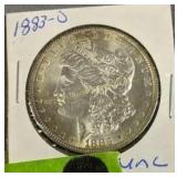 1883-0 Uncirculated Morgan Dollar 1883-0 Uncirculated Morgan Dollar