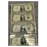 $5 Red Seal, $31 Blue Seal Us Bank Notes