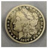 1887-o Morgan Dollar