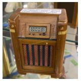 Antique Silver Tone Stand Up Radio 1939 Model Antique Silver Tone Stand Up Radio 1939 Model