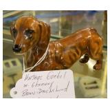 Vintage Goebel West Germany Brown Daschund