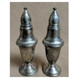 Columbia Sterling Silver Weighted Salt And Pepper Columbia Sterling Silver Weighted Salt And Pepper