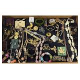 Estate Costume Jewelry. Showcase Not Included Estate Costume Jewelry. Showcase Not Included