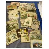 Collection Of Antique Greeting Cards