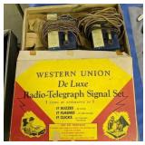 Western Union Deluxe Radio Telegraph Signal Set Western Union Deluxe Radio Telegraph Signal Set