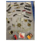Collection Of Pocket Knives, Lighter, Miniature Collection Of Pocket Knives, Lighter, Miniature