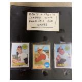 Black Binder Baseball Cards 1950s 1960s Rookies Black Binder Baseball Cards 1950s 1960s Rookies