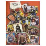 Tray Lot Autographed Collector & Sports Cards.