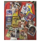 Tray Lot Of Autographed Collector And Sports