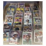 Tray Lot Of Football Cards. Preview A Must