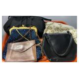 Tray Lot Vintage Ladies Purses, Clutches. Beaded Tray Lot Vintage Ladies Purses, Clutches. Beaded