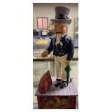 Cast Iron Uncle Sam Mechanical Coin Bank