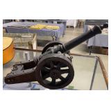 Large Wooden & Metal Cannon Model