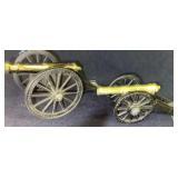 2 Brass Cannon Models. Field Cannon Penncraft 2 Brass Cannon Models. Field Cannon Penncraft