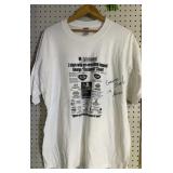 Autographed George The Animal Steele T-shirt Xl Autographed George The Animal Steele T-shirt Xl