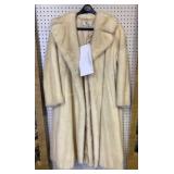 Ladies Full Length Tourmaline Mink Fur Coat Bill