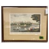 18th Century Etching Of A View Of The Royal 18th Century Etching Of A View Of The Royal