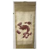 Antique Oriental Dragon School 29x70" Antique Oriental Dragon School 29x70"