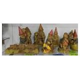 Tom Clark Resin Gnomes With Red Hats