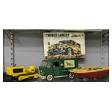 Vintage Tonka Plow, Rea Express Van, Winch